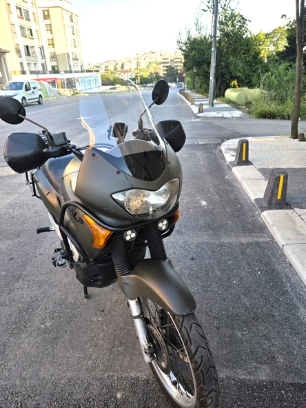 MOTOCAM Honda Transalp XL 650 Siperlik Ön Cam 2000-2008 Model 54cm Şeffaf Renkli 4mm - Resim 2