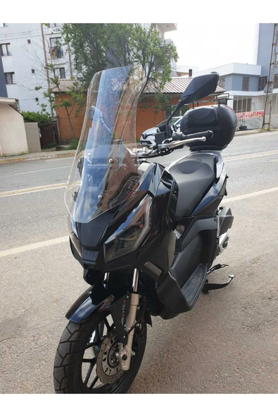 MOTOCAM Kanuni Seha Siperlik Ön Cam 2022-2025 Model 75cm Şeffaf Renkli 4mm UZUN CAM - Resim 2