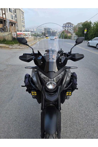 MOTOCAM Honda VFR 1200 Siperlik Ön Cam 2012-2015 Model 58cm Şeffaf Renkli 4mm ürün görseli