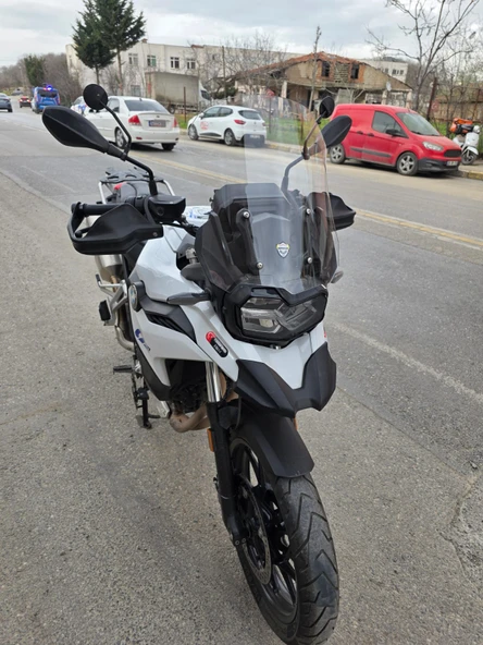 MOTOCAM Bmw F800 GS Siperlik Ön Cam 2023-2025 Model 44cm Şeffaf Renkli 4mm - Resim 2