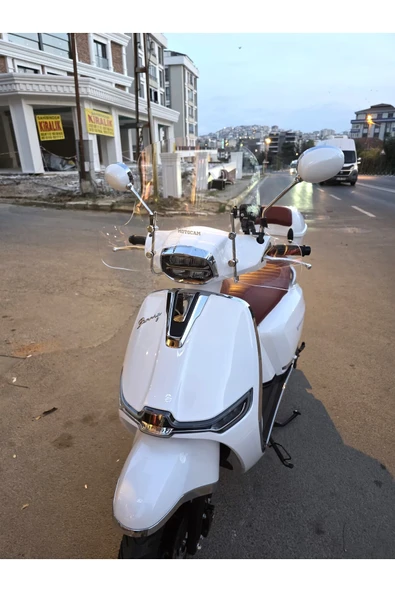 MOTOCAM Küba Bannry Siperlik Ön Cam 2024-2025 Model 39cm Şeffaf Renkli 4mm ELCİKLİ APARATSIZDIR - Resim 3