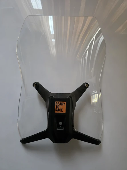 MOTOCAM KTM Duke 250-390 Siperlik Ön Cam 2013-2023 Model 57cm Şeffaf Renkli UZUN CAM ürün görseli