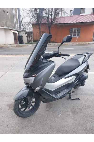 MOTOCAM Arora ZRX 200 Siperlik Ön Cam 2022 Model 65cm Siyah Renkli 4mm ORTA BOYLU CAM - 2