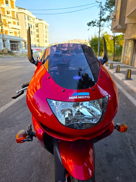 MOTOCAM Kawasaki ZX-9R Siperlik Ön Cam 1994-2003 Model 41cm Siyah Renkli 4mm - Resim 2