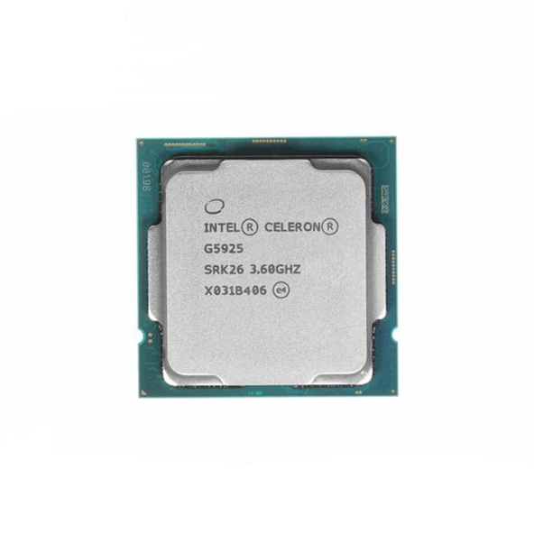 Intel Celeron G5925 3,6 GHz 4 MB Cache 1200 Pin İşlemci Tray ürün görseli 1