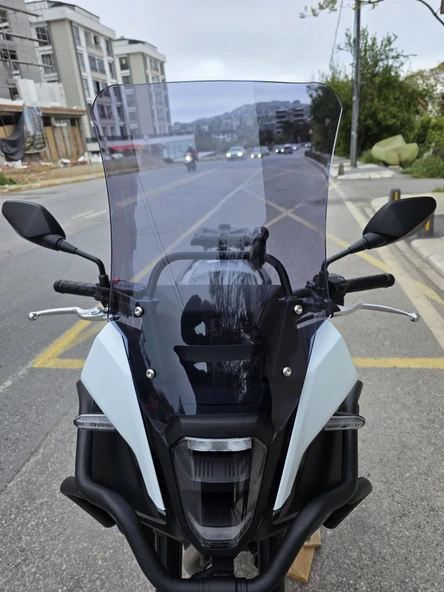 MOTOCAM Honda NX 500 Ön Cam 48cm 2025 Model Füme Renkli 4mm UZUN CAM ürün görseli