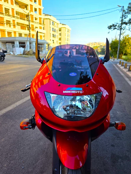 MOTOCAM Kawasaki ZX-9R Siperlik Ön Cam 1994-2003 Model 41cm Siyah Renkli 4mm ürün görseli