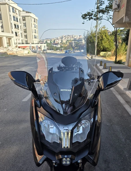 MOTOCAM Bmw C 650 GT Siperlik Ön Cam 2011-2016 Model 75cm Şeffaf Renkli 4mm ürün görseli