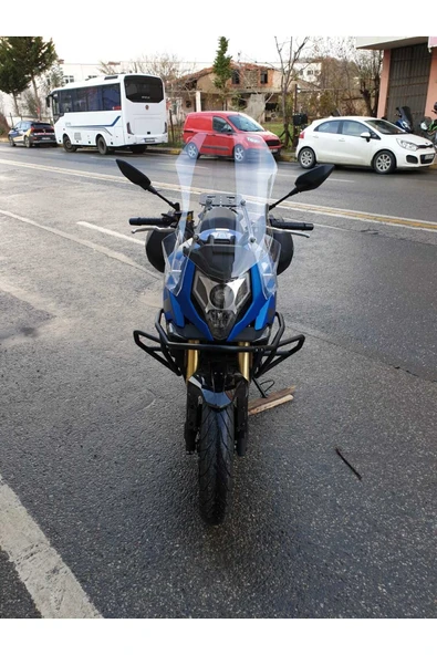 MOTOCAM CF MOTO 650 MT Siperlik Ön Cam 2025 Model 56cm Şeffaf Renkli 4mm UZUN CAM ürün görseli