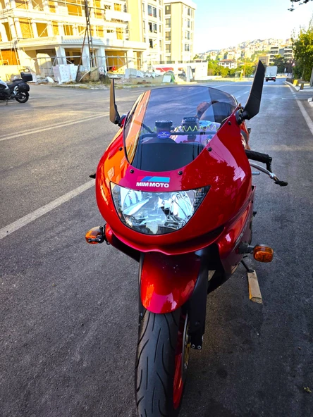 MOTOCAM Kawasaki ZX-9R Siperlik Ön Cam 1994-2003 Model 41cm Füme Renkli 4mm - Resim 3