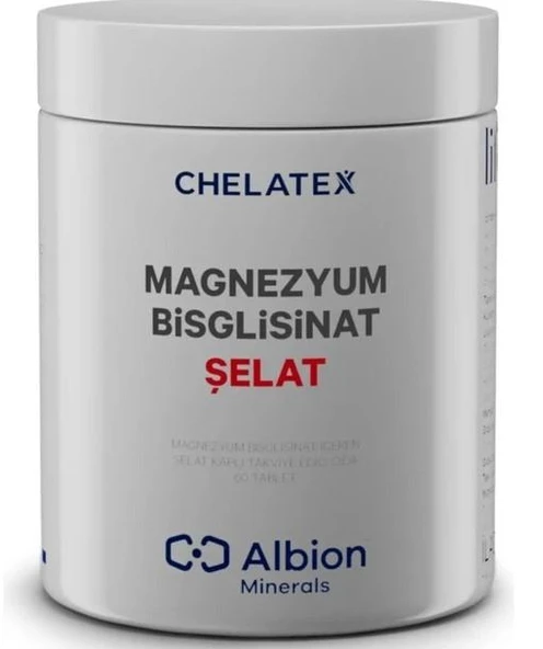 Chelatex Magnezyum Bisglisinat Şelat 60 Bitkisel Tablet ürün görseli
