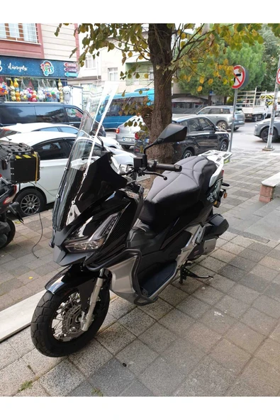 MOTOCAM Barossa ADV 125 Siperlik Ön Cam 2025 Model 78cm Şeffaf Renkli 4mm UZUN CAM - Resim 3