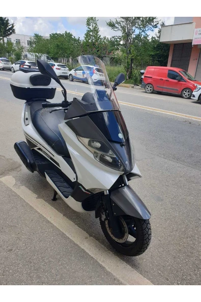 MOTOCAM Benelli Zafferano 250 Siperlik Ön Cam 2015-2016 Model 48cm Şeffaf Renkli 4mm - Resim 2