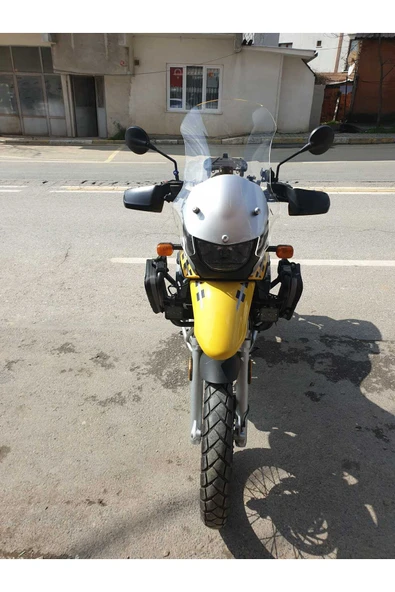 MOTOCAM Bmw F650 GS Siperlik Ön Cam ( 3 Delikli ) 1999-2003 Model 58cm Şeffaf Renkli 4mm ürün görseli