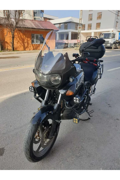 MOTOCAM Honda Varadero Mk.1 Siperlik Ön Cam 1999-2003 Model 54cm Şeffaf Renkli 4mm - Resim 2