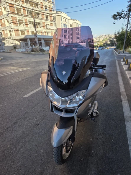 MOTOCAM BMW R 1200 RT Siperlik Ön Cam 2005-2015 Model 70cm Siyah Renkli 4mm - Resim 2