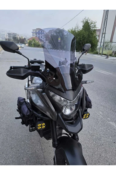 MOTOCAM Honda VFR 1200 Siperlik Ön Cam 2012-2015 Model 58cm Füme Renkli 4mm - Resim 2