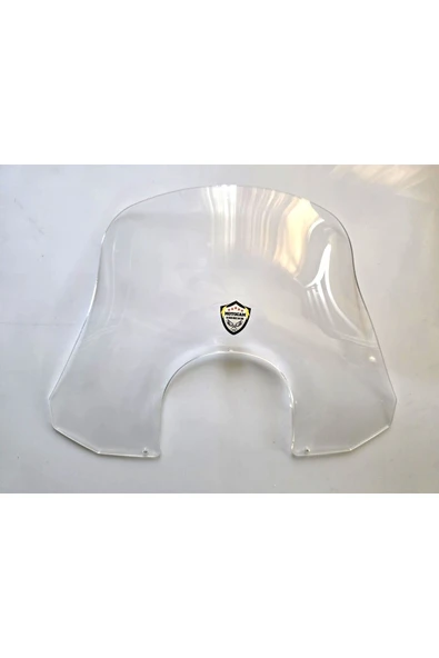 MOTOCAM Piaggio Beverly 500 Siperlik Ön Cam 2001-2007 Model 35cm Şeffaf Renkli 4mm - Resim 2