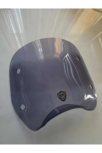 MOTOCAM Piaggio Beverly 500 Ön Uzatma Camı 2001-2007 Model 34cm Füme Renkli 4mm APARATSIZDIR - Resim 2