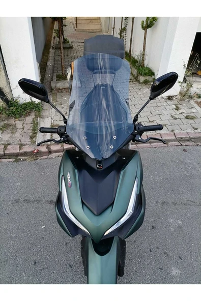 MOTOCAM RKS Arome 125 Siperlik Ön Cam 2023-2025 Model 54cm Füme Renkli ürün görseli