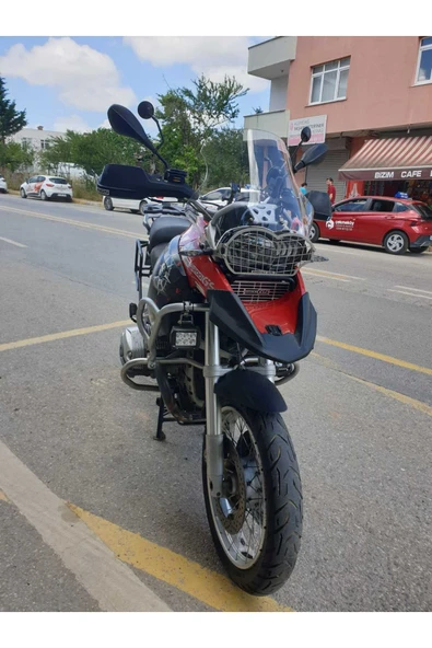 MOTOCAM Bmw R 1200 GS Siperlik Ön Cam 2004-2012 Model 50cm Şeffaf Renkli 4mm UZUN CAM - Resim 3