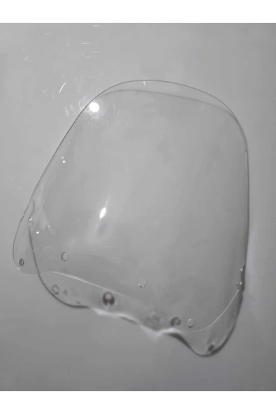 MOTOCAM Honda Afrika Twin XRV 750 Siperlik Ön Cam 1998-2003 Model 38cm Şeffaf Renkli 4mm - Resim 2