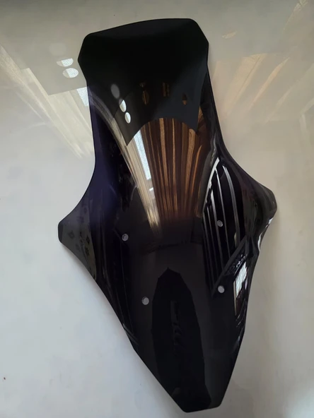 MOTOCAM Falcon Cmax 155 Siperlik Ön Cam 2023-2025 Model 78cm Şeffaf Renkli 4mm UZUN CAM - 2