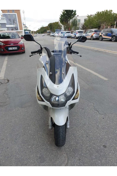 MOTOCAM Daelim S3 Advance Siperlik Ön Cam 2010-2018 Model 77cm Şeffaf Renkli 4mm ürün görseli