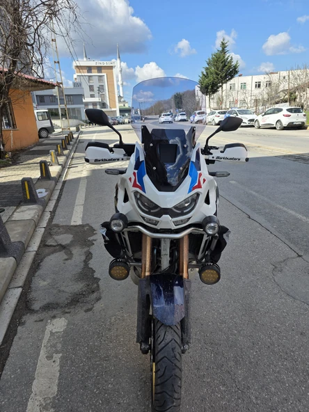 MOTOCAM Honda Africa twin CRF 1100 L4 Ön Cam 2023-2025 Model 54cm Füme Renkli 4mm UZUN VE GENİŞ ürün görseli