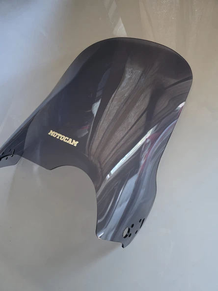 MOTOCAM Bmw R 1150 GS Siperlik Ön Cam 1999-2004 Model 49cm Füme Renkli 4mm - Resim 3