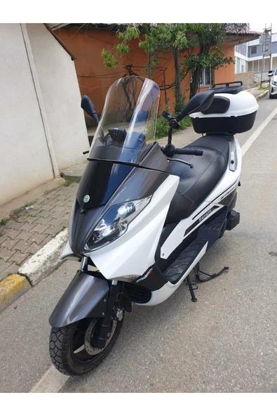 MOTOCAM Benelli Zafferano 250 Siperlik Ön Cam 2015-2016 Model 48cm Şeffaf Renkli 4mm - Resim 3