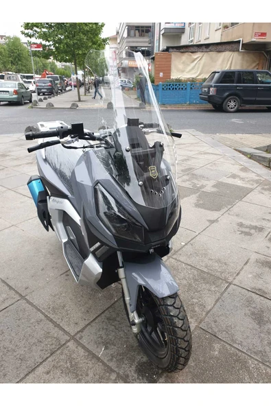 MOTOCAM Moto Gusto Dream 150 Siperlik Ön Cam 2023-2025 Model 75cm Şeffaf Renkli 4mm UZUN CAM - 2