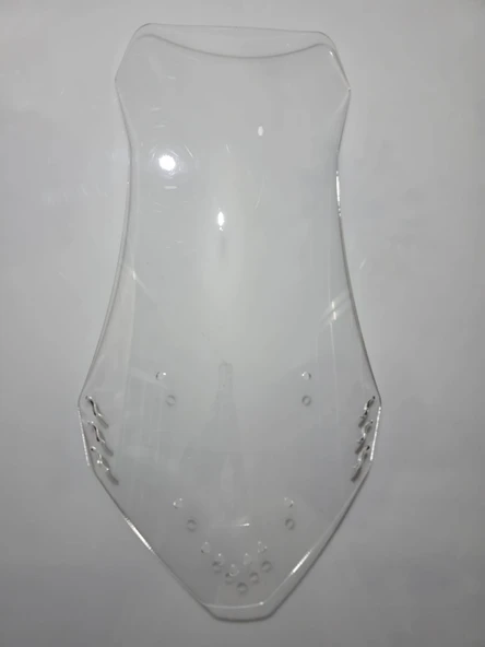 MOTOCAM Regal Raptor XSUV 250 Siperlik Ön Cam 2022-2025 Model 65cm Şeffaf Renkli - Resim 2