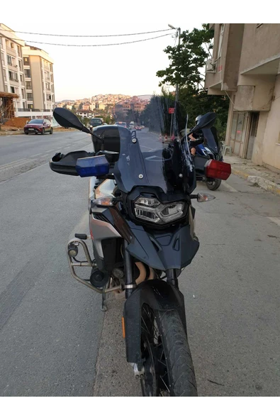 MOTOCAM Bmw F850 GS ADV Siperlik Ön Cam 2018-2023 Model 46cm Füme Renkli 4mm - Resim 2