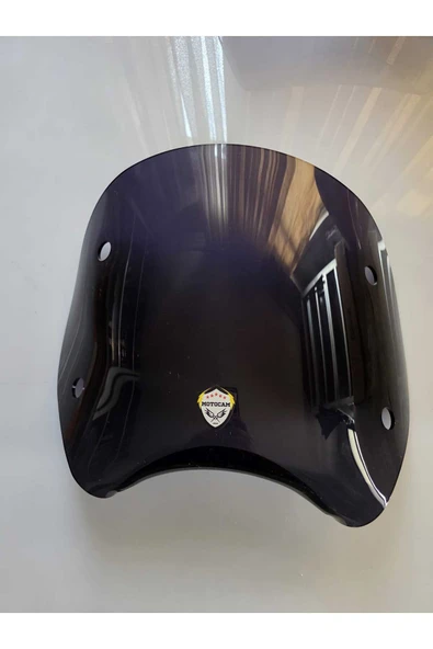 MOTOCAM Piaggio Beverly 500 Ön Uzatma Camı 2001-2007 Model 34cm Siyah Renkli 4mm APARATSIZDIR - Resim 3