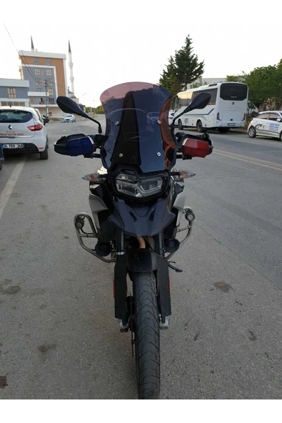 MOTOCAM Bmw F850 GS ADV Siperlik Ön Cam 2018-2023 Model 46cm Siyah Renkli 4mm ürün görseli