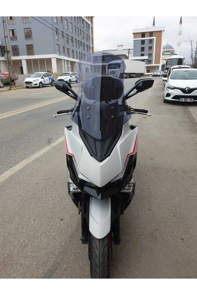 MOTOCAM Kymco Xciting VS 400 Siperlik Ön Cam 2023-2025 Model 66cm Füme Renkli 4mm ürün görseli