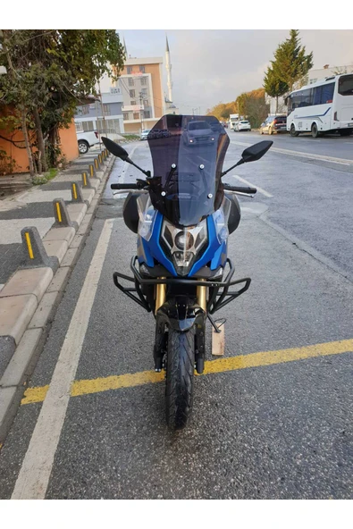 MOTOCAM CF MOTO 650 MT Siperlik Ön Cam 2025 Model 56cm siyah Renkli 4mm UZUN CAM ürün görseli