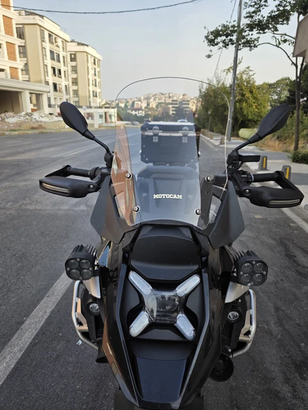 MOTOCAM BMW R 1300 GS Siperlik Ön Cam 2023-2025 Model 48cm Şeffaf Renkli 4mm ürün görseli