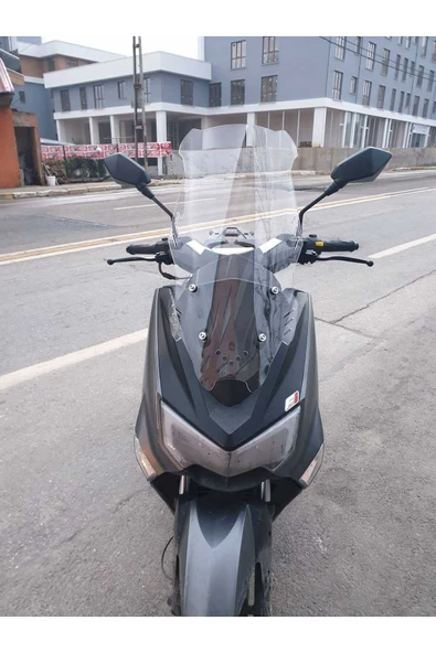MOTOCAM Arora ZRX 200 Siperlik Ön Cam 2022 Model 75cm Şeffaf Renkli 4mm UZUN CAM ürün görseli