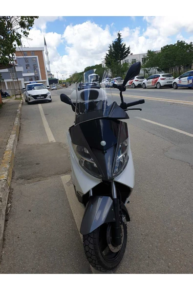 MOTOCAM Benelli Zafferano 250 Siperlik Ön Cam 2015-2016 Model 48cm Şeffaf Renkli 4mm ürün görseli