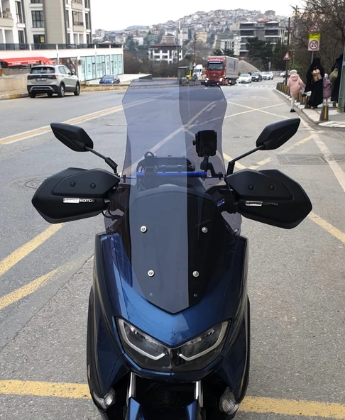 MOTOCAM Revolt RSX6 Siperlik Ön Cam 2021-2024 Model 72cm Füme Renkli 4mm UZUN CAM ürün görseli