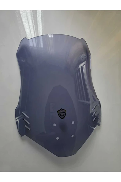 MOTOCAM Mondial Skuty Siperlik Ön Cam 2023-2025 Model 48cm Füme Renkli 4mm - Resim 3