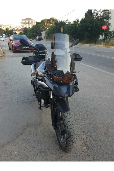 MOTOCAM Bmw F750 GS Siperlik Ön Cam 2018-2023 Model 48cm Şeffaf Renkli 4mm - Resim 2