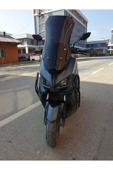 MOTOCAM RKS Grace PRO Siperlik Ön Cam 2023-2025 Model 57cm siyah Renkli 4mm - Resim 2