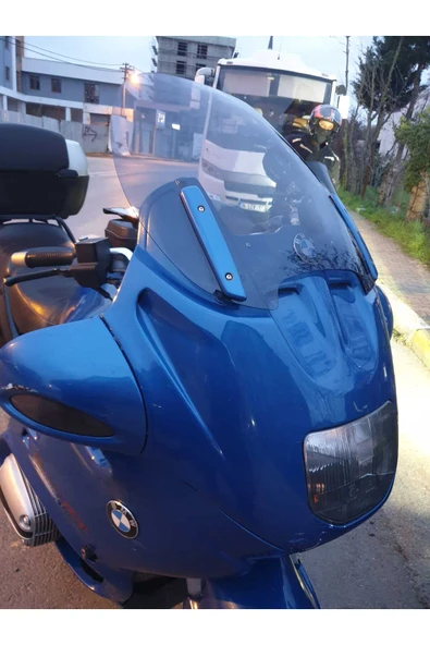 MOTOCAM Bmw R 1100 RT Siperlik Ön Cam 1994-2000 Model 40cm Füme Renkli 4mm - Resim 2