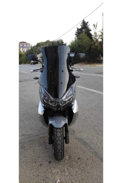 MOTOCAM RKS Blade 250 -350   Siperlik Ön Cam 2023-2025 Model 75cm Siyah Renkli 4mm UZUN CAM ürün görseli