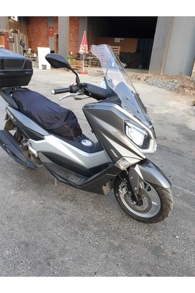 MOTOCAM Revolt Rm5 Siperlik Ön Cam 2020-2021 Model 65cm Şeffaf Renkli 4mm ORTA BOYLU CAM - Resim 2