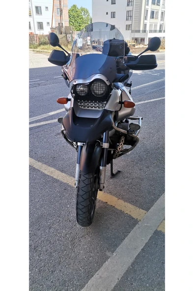 MOTOCAM Bmw R 1150 ADV Siperlik Ön Cam 2002-2006 Model 52cm Füme Renkli 4mm - Resim 3