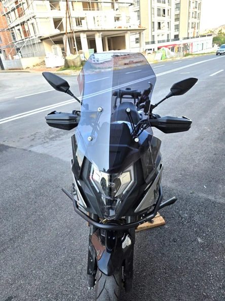 MOTOCAM CF Moto 700 MT Siperlik Ön Cam 2024-2025 Model 56cm Füme Renkli 4mm ürün görseli